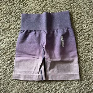 Gymshark Purple Ombre Shorts
